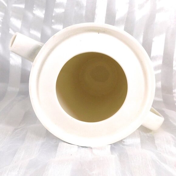 Nueve San Isidro White Coffee Pot with Blue Floral Desgn # 26495 - Picture 5 of 6